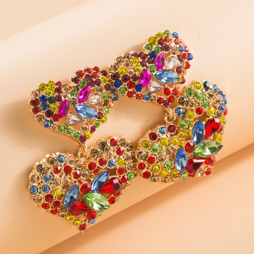 Fashion Jewelry Rhinestone Earrings For Women YWHME-824