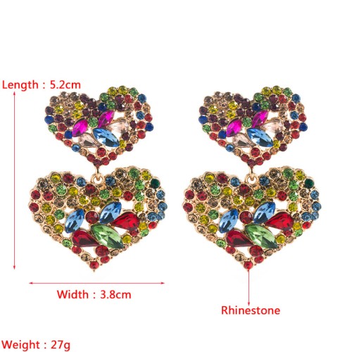 Fashion Jewelry Rhinestone Earrings For Women YWHME-824