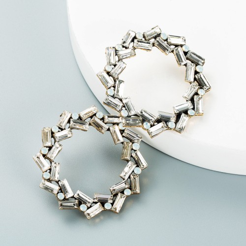 Fashion Jewelry Rhinestone Earrings For Women YWHME-825