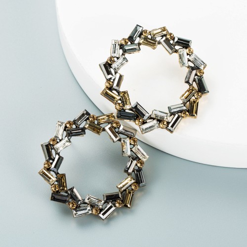 Fashion Jewelry Rhinestone Earrings For Women YWHME-825