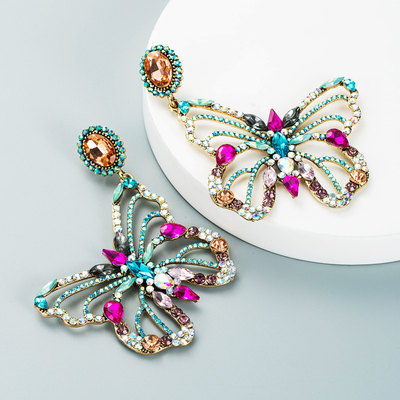 Fashion Jewelry Rhinestone Earrings For Women YWHME-826 