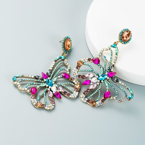 Fashion Jewelry Rhinestone Earrings For Women YWHME-826