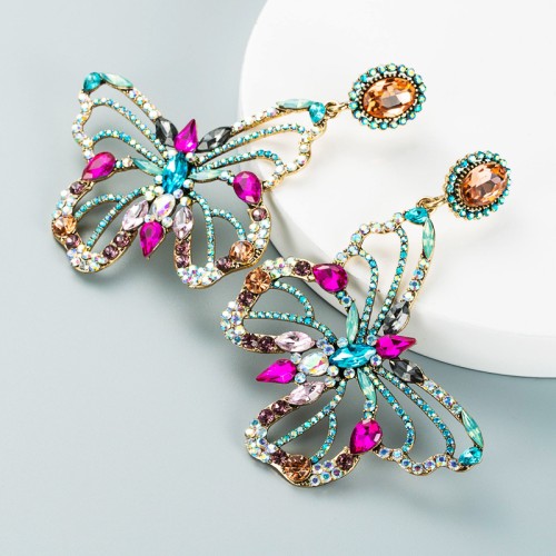 Fashion Jewelry Rhinestone Earrings For Women YWHME-826