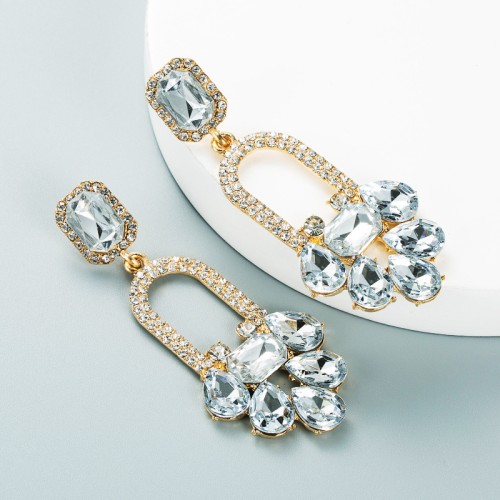 Fashion Jewelry Rhinestone Earrings For Women YWHME-827