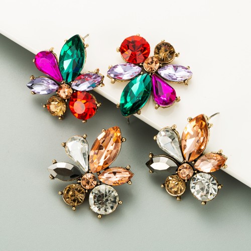 Fashion Jewelry Rhinestone Earrings For Women YWHME-828