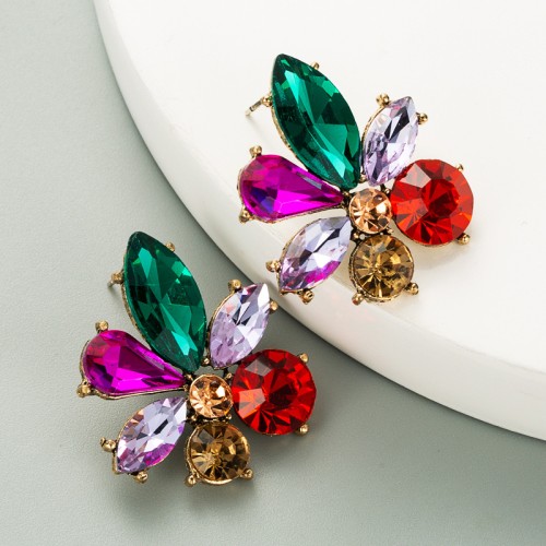 Fashion Jewelry Rhinestone Earrings For Women YWHME-828