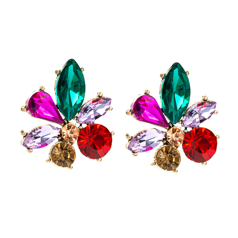 Fashion Jewelry Rhinestone Earrings For Women YWHME-828 