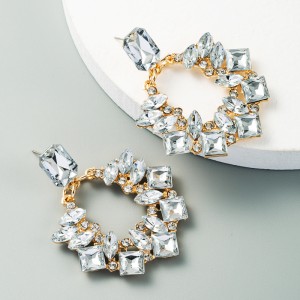 Fashion Jewelry Rhinestone Earrings For Women YWHME-829 