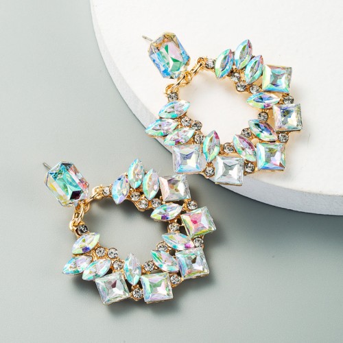 Fashion Jewelry Rhinestone Earrings For Women YWHME-829