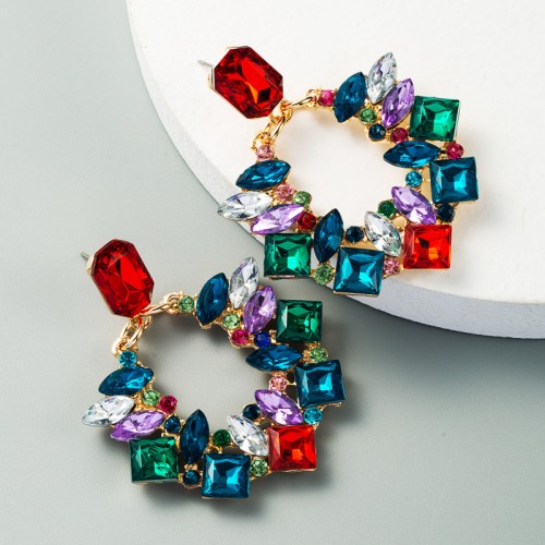 Fashion Jewelry Rhinestone Earrings For Women YWHME-829