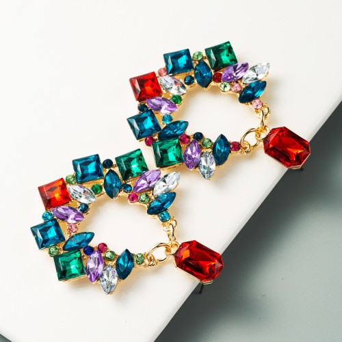 Fashion Jewelry Rhinestone Earrings For Women YWHME-829