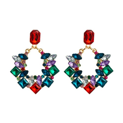 Fashion Jewelry Rhinestone Earrings For Women YWHME-829