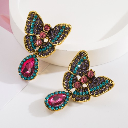 Fashion Jewelry Rhinestone Earrings For Women YWHME-830