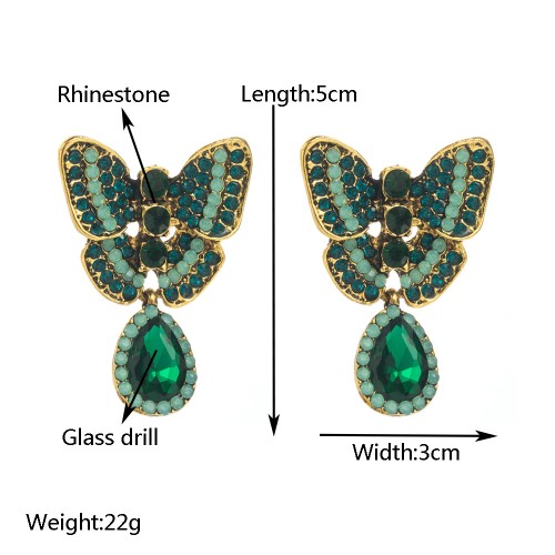 Fashion Jewelry Rhinestone Earrings For Women YWHME-830