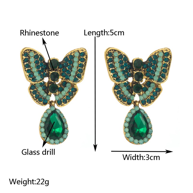 Fashion Jewelry Rhinestone Earrings For Women YWHME-830 