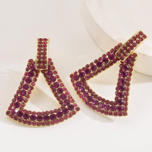 Fashion Jewelry Rhinestone Earrings For Women YWHME-832