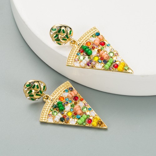 Fashion Jewelry Rhinestone Earrings For Women YWHME-834