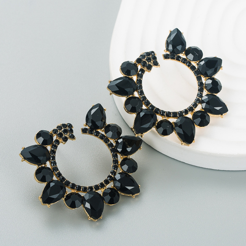 Fashion Jewelry Rhinestone Earrings For Women YWHME-835 