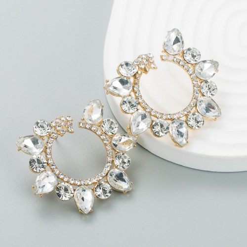 Fashion Jewelry Rhinestone Earrings For Women YWHME-835