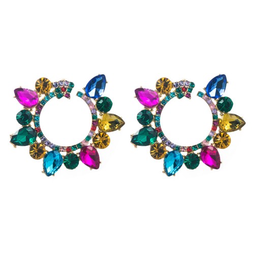 Fashion Jewelry Rhinestone Earrings For Women YWHME-835