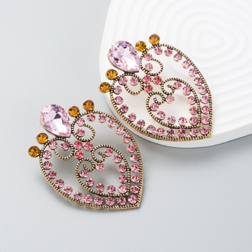 Fashion Jewelry Rhinestone Earrings For Women YWHME-836