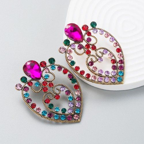 Fashion Jewelry Rhinestone Earrings For Women YWHME-836