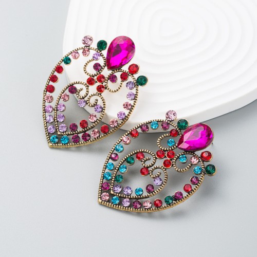 Fashion Jewelry Rhinestone Earrings For Women YWHME-836