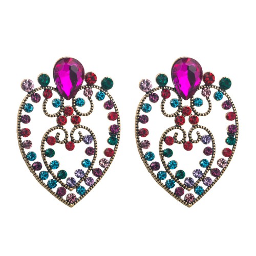 Fashion Jewelry Rhinestone Earrings For Women YWHME-836