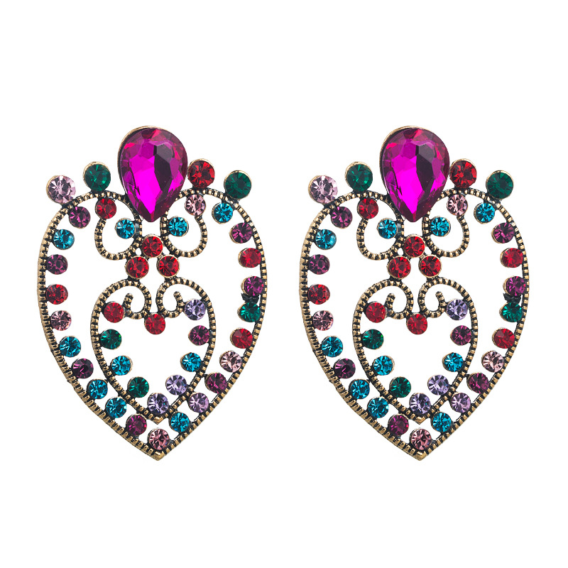 Fashion Jewelry Rhinestone Earrings For Women YWHME-836 