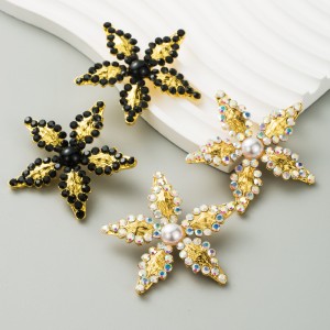 Fashion Jewelry Rhinestone Earrings For Women YWHME-837 