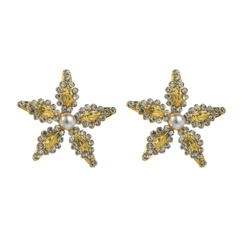 Fashion Jewelry Rhinestone Earrings For Women YWHME-837 