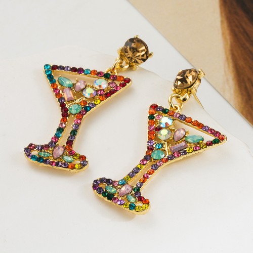 Fashion Jewelry Rhinestone Earrings For Women YWHME-838