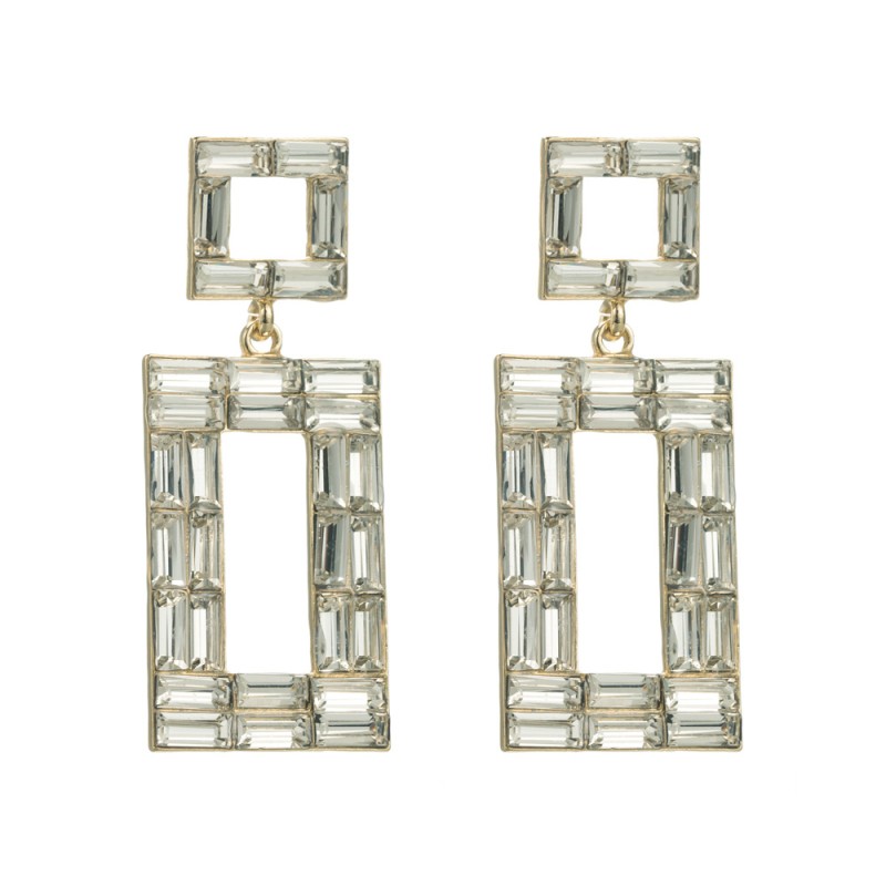 Fashion Jewelry Rhinestone Earrings For Women YWHME-839 