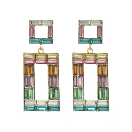 Fashion Jewelry Rhinestone Earrings For Women YWHME-839