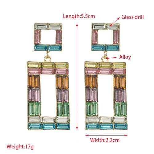 Fashion Jewelry Rhinestone Earrings For Women YWHME-839