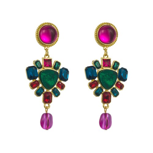 Fashion Jewelry Rhinestone Earrings For Women YWHME-840