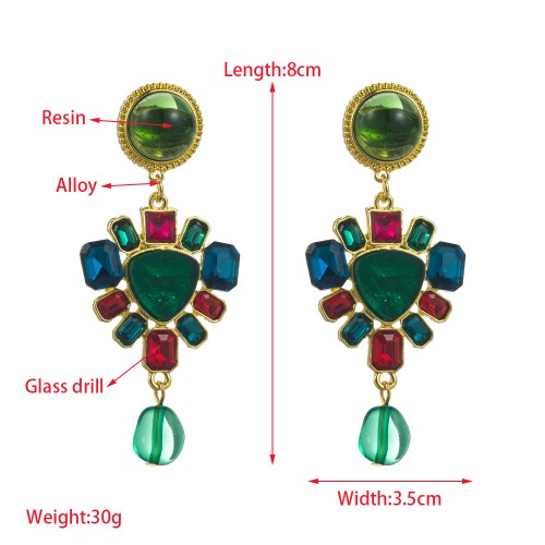 Fashion Jewelry Rhinestone Earrings For Women YWHME-840