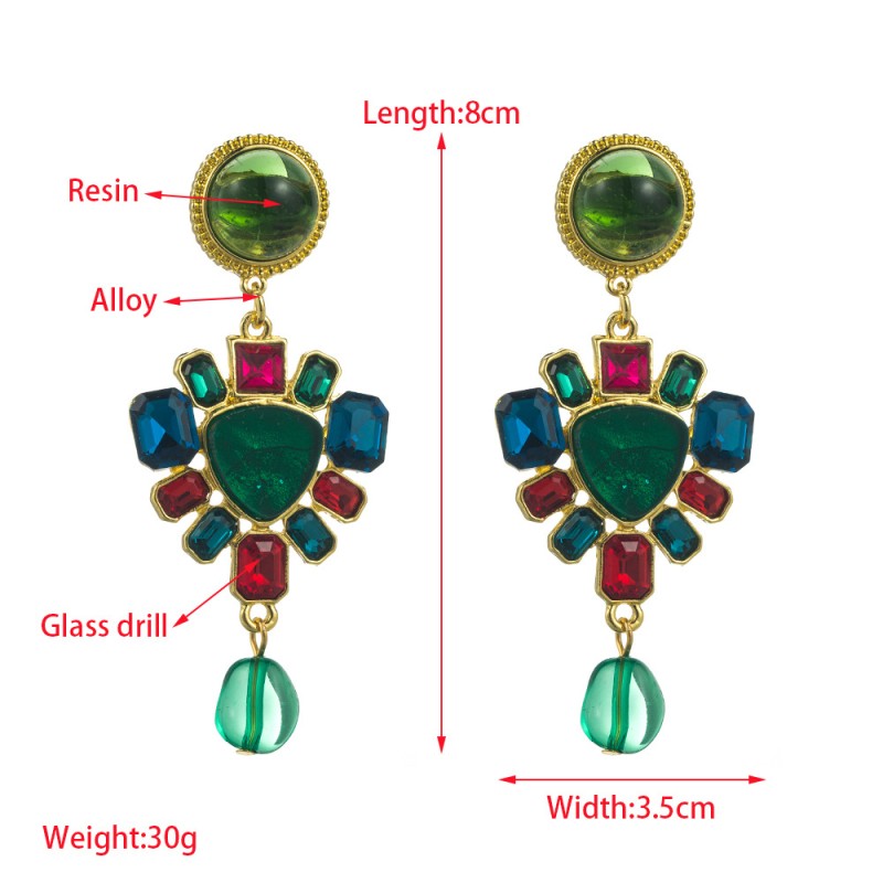 Fashion Jewelry Rhinestone Earrings For Women YWHME-840 