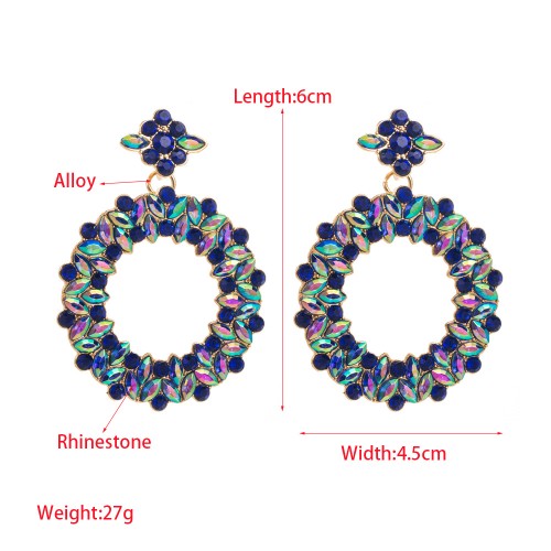 Fashion Jewelry Rhinestone Earrings For Women YWHME-841