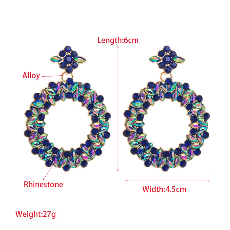 Fashion Jewelry Rhinestone Earrings For Women YWHME-841 