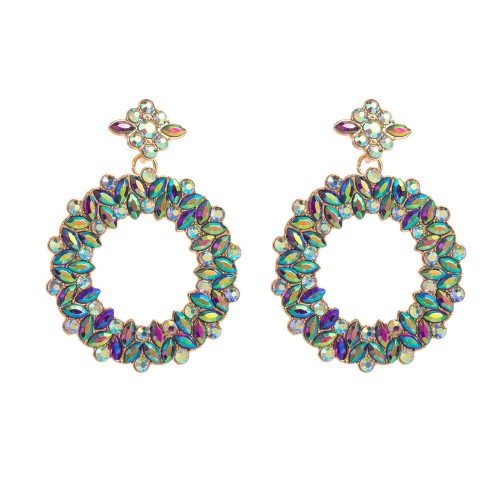 Fashion Jewelry Rhinestone Earrings For Women YWHME-841