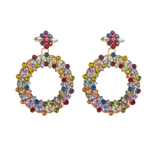 Fashion Jewelry Rhinestone Earrings For Women YWHME-841