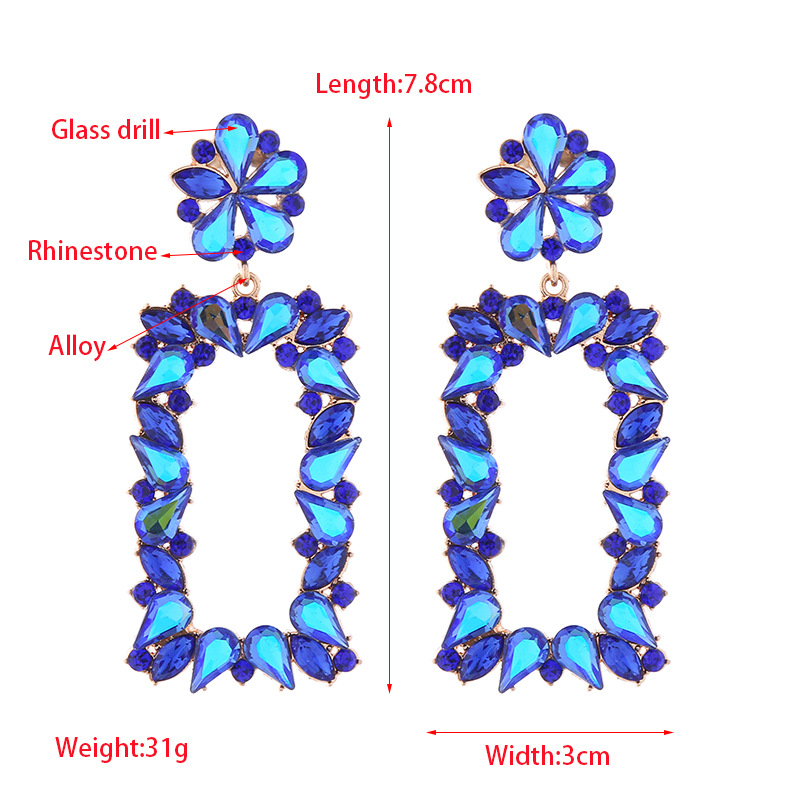 Fashion Jewelry Rhinestone Earrings For Women YWHME-842 