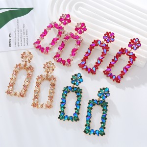 Fashion Jewelry Rhinestone Earrings For Women YWHME-842 