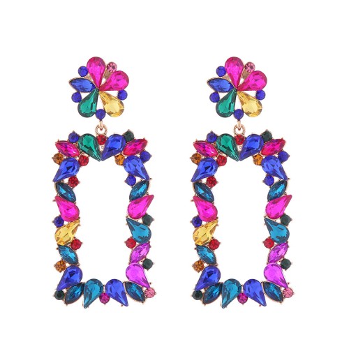 Fashion Jewelry Rhinestone Earrings For Women YWHME-842