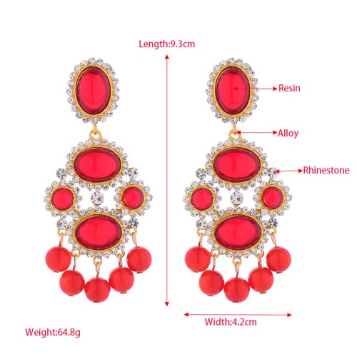 Fashion Jewelry Rhinestone Earrings For Women YWHME-843