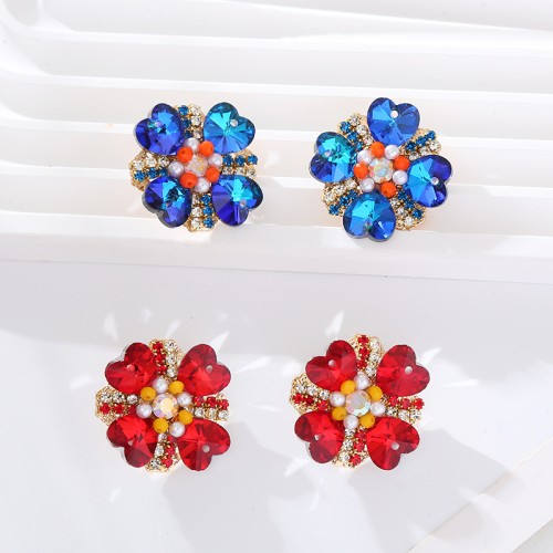 Fashion Jewelry Rhinestone Earrings For Women YWHME-844