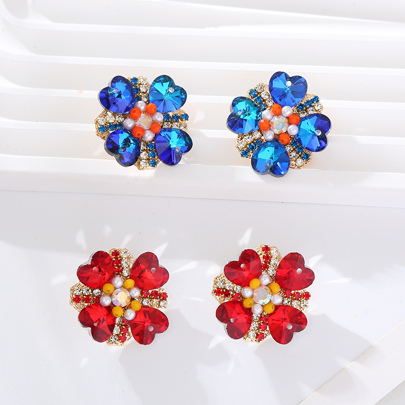 Fashion Jewelry Rhinestone Earrings For Women YWHME-844 