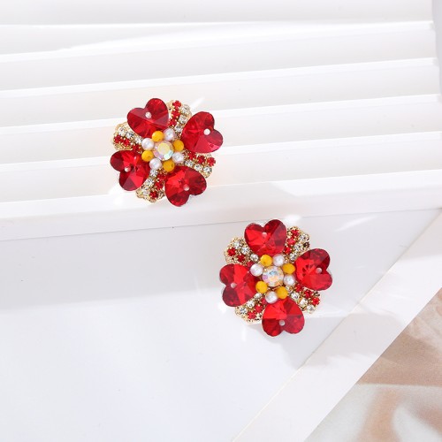 Fashion Jewelry Rhinestone Earrings For Women YWHME-844