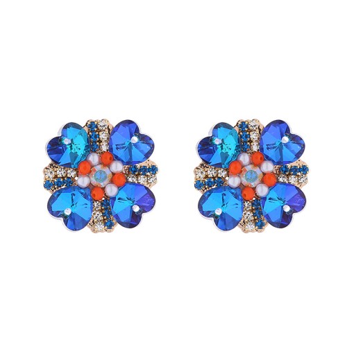 Fashion Jewelry Rhinestone Earrings For Women YWHME-844